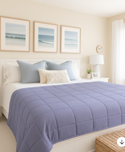 ¿Cómo elegir la manta con peso ideal para ti? | Guía Hugging