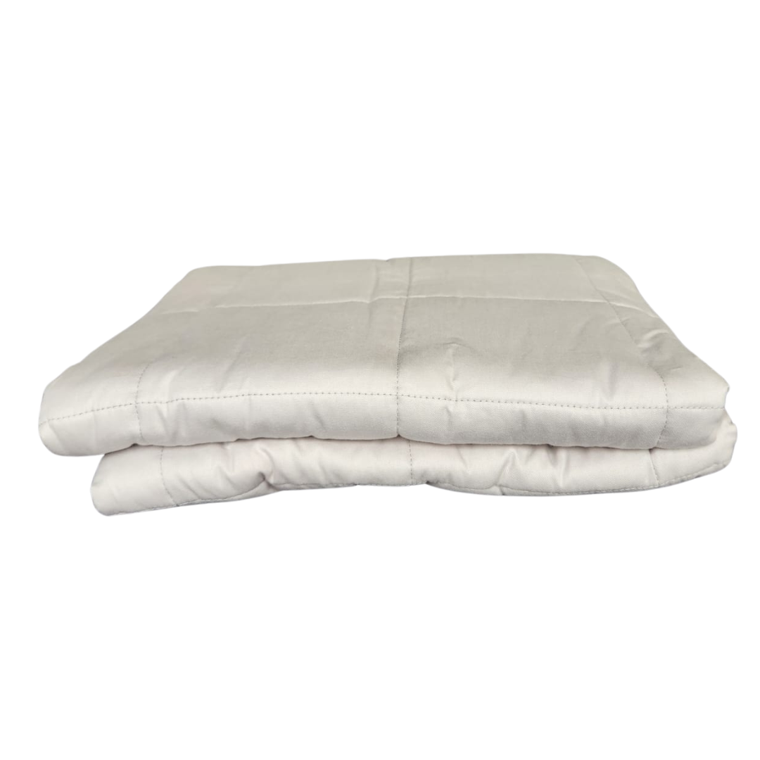 Manta con Peso Hugging® de Algodón – Adultos | Abrazo Profundo para Dormir Mejor