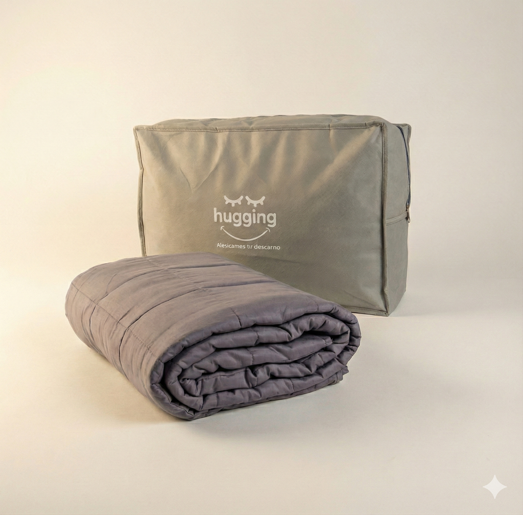 Manta con Peso de Algodón – Tu aliada para dormir mejor