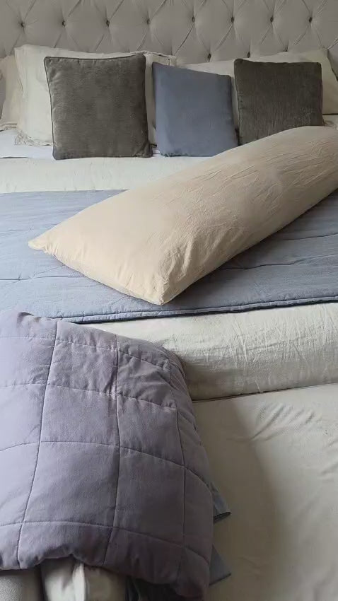 Almohada Corporal Abrazable Hugging con Funda de Algodón